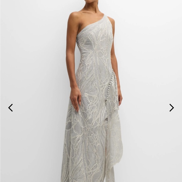 Jonathan Simkhai
Agatha Draped One-Shoulder Corded Lace Gown - Picture 6 of 6